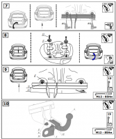 Фаркоп 9026-A Oris на Changan CS35 Plus 2023- без выреза в бампере. Тип шара: A. Нагрузки: 1500/75 кг, масса фаркопа 19,10 кг (без электрики в комплекте) от магазина ФаркопРос